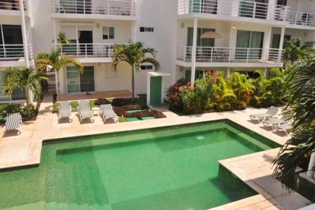 Poolside Tranquil Apartment In 普拉亚卡门 墨西哥