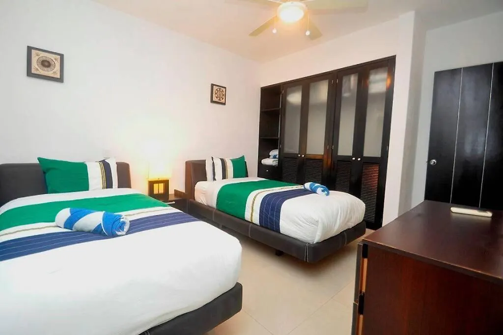 Poolside Tranquil Apartment In Playa Del Carmen Mexico
